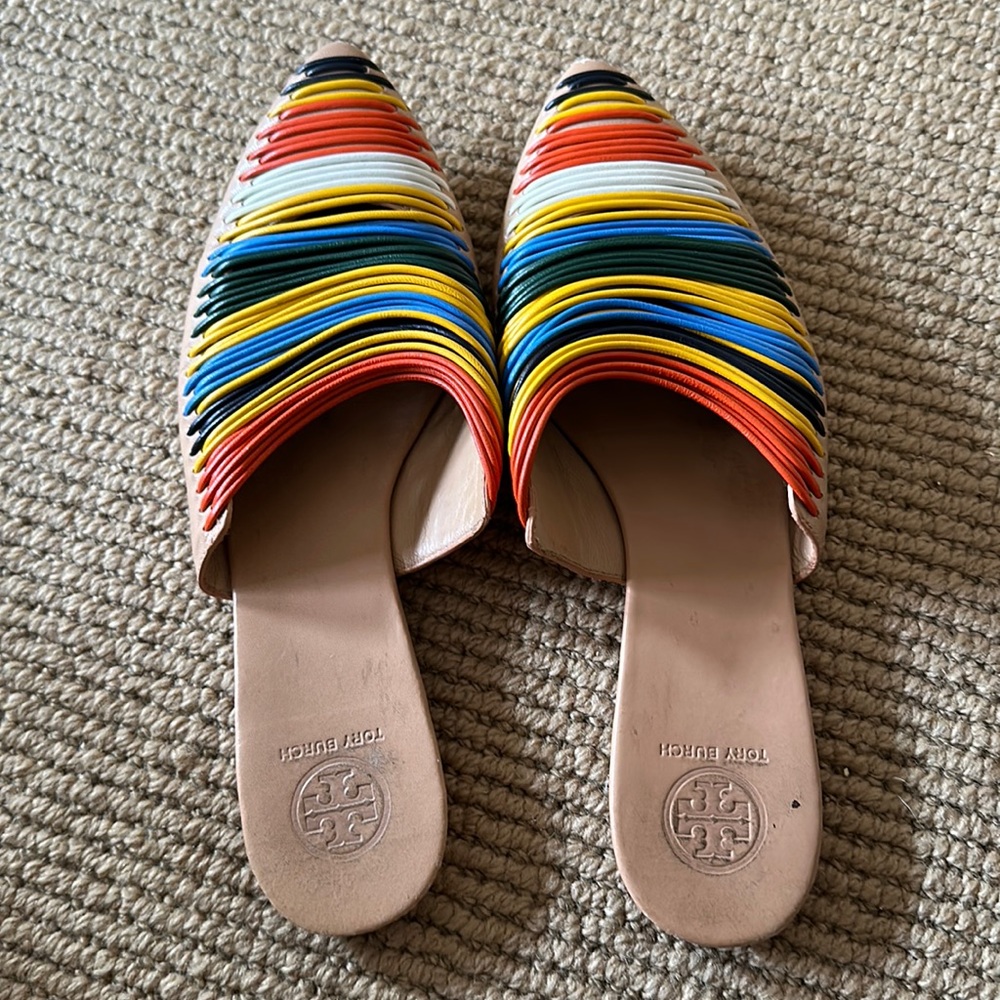 Tory Burch Leather slides / mules